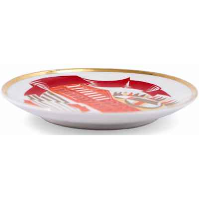 Тарелка «Восход Революции над Смольным» Южноуральский фарфоровый завод 1963-1973 гг