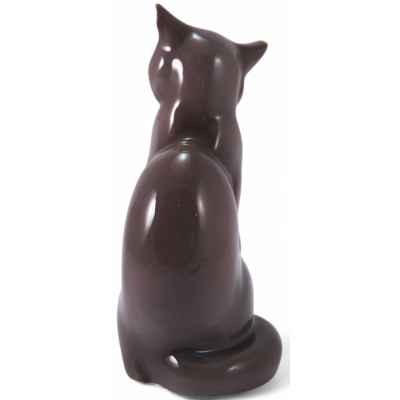 Скульптура Кот умывается большой фарфор, Bing & Grondahl Дания 1970-83 гг. H-18,8 см. Копенгаген, Дания 1970-1983 гг