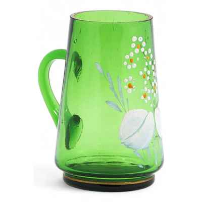 Стопка зелёная Богемия Конец XIX века