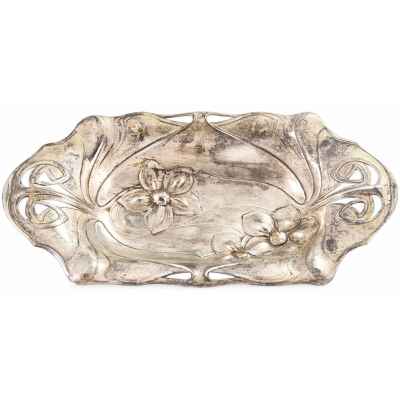 Сухарница овальной формы Российская империя (Польша), фабрика Плевкевича (?) к. XIX- н. XX вв