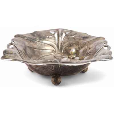 Сухарница овальной формы Российская империя (Польша), фабрика Плевкевича (?) к. XIX- н. XX вв