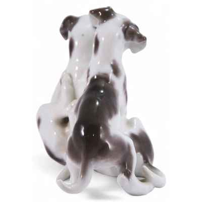 Статуэтка Резвящиеся щенки фарфор, Bing & Grondahl Дания 1920-30-е гг. 20х12,5 см. Копенгаген, Дания. фабрика Bing - Gröndahl 1920-30 гг