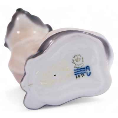 Скульптура Сиамская кошка фарфор, Royal Copenhagen Копенгаген, Дания H-19 см. Копенгаген, Дания 1999-2004 гг