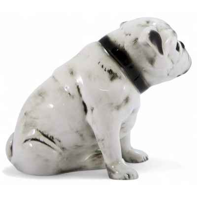 Скульптура Французский бульдог фарфор, Wagner & Apel Германия кон. ХХ в. Н-15 см. Вагнер и Апель, Германия 1990 гг