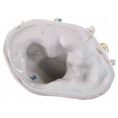 Скульптура Евтерпа и музицирующие путти Sächsische Porzellan-Manufaktur Dresden фарфор Германия Потсшаппель, Германия 1900-е гг