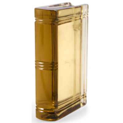 Пресс-бювар Книга стекло огемия пер. пол. ХХ в. 10,3x6,3 см. Чехословакия Вторая четверть XX века