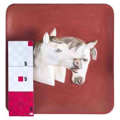 Панно «Лошади» Ausführung Keramikwerkstätte Thomasch-Sierndorf 1950-70 гг