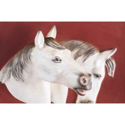 Панно «Лошади» Ausführung Keramikwerkstätte Thomasch-Sierndorf 1950-70 гг