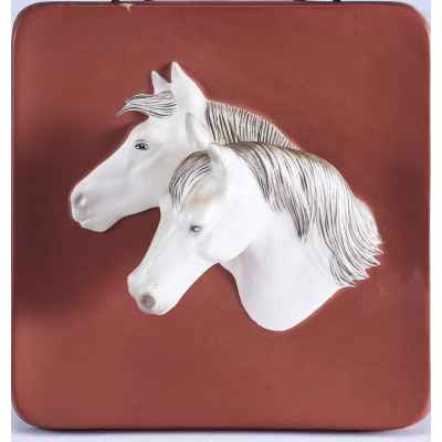 Панно «Лошади» 1950-70 гг Австрия. Keramikwerkstätte Thomasch - Sierndor 1950-70 гг