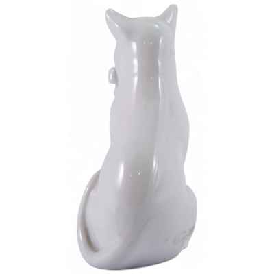 Скульптура Кот с бантиком фарфор, Херенд (Herend) Венгрия 1940-е гг. H-11,5 см. Венгрия, фабрика «Herend» 1940-е гг