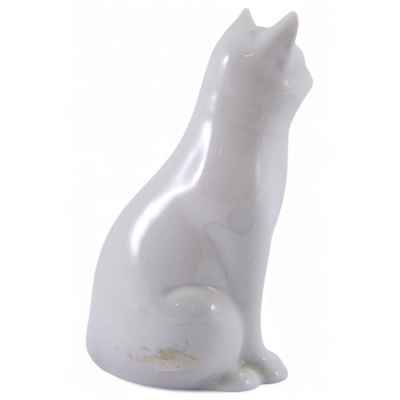 Скульптура Кот с бантиком фарфор, Херенд (Herend) Венгрия 1940-е гг. H-11,5 см. Венгрия, фабрика «Herend» 1940-е гг