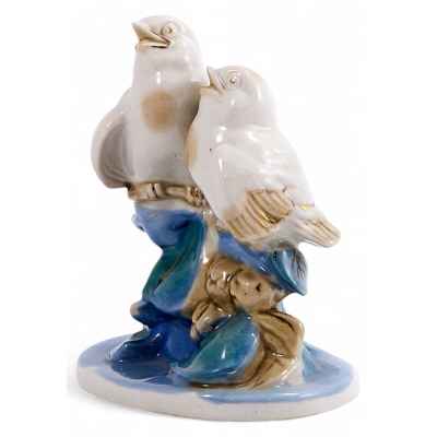 Скульптура «Песнопение» Гжель. : артель «Художественная керамика» 1940-1950 гг