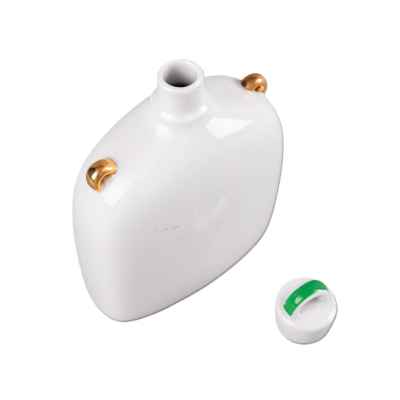 Графин-фляга фарфор, ЛФЗ СССР 1960-е гг. Н-17,7 см. Ленинград, ЛФЗ 1950-60 гг