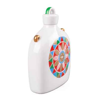 Графин-фляга фарфор, ЛФЗ СССР 1960-е гг. Н-17,7 см. Ленинград, ЛФЗ 1950-60 гг