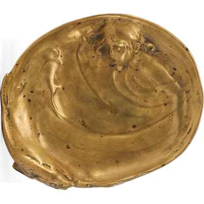 Бронзовая пепельница Австрия: фабрика «Berndorf» Начало XX века