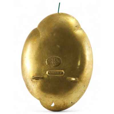 Панно Райский уголок Венская бронза Австрия нач. ХХ в. 2,8x15 см. Австро-Венгрия Начало XX века