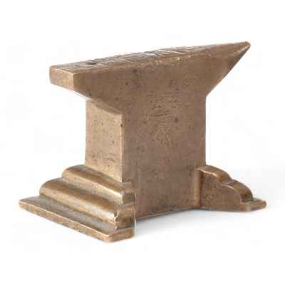 Пресс-папье. Наковальня кузнечная бронзовая Германия 1920-е гг