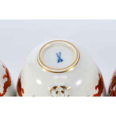 Чайный сервиз шинуазри Китайский дракон фарфор, Мейссен (Meissen) Германия 1930 гг. Германия Исполнитель: фабрика «Meissen» 1930 гг