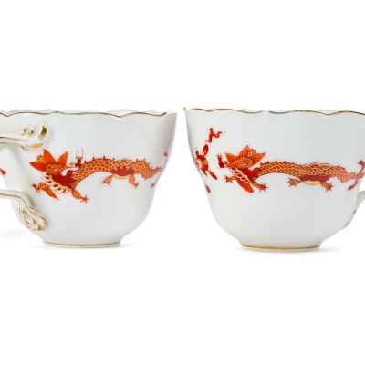 Чайный сервиз шинуазри Китайский дракон фарфор, Мейссен (Meissen) Германия 1930 гг. Германия Исполнитель: фабрика «Meissen» 1930 гг