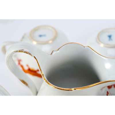 Чайный сервиз шинуазри Китайский дракон фарфор, Мейссен (Meissen) Германия 1930 гг. Германия Исполнитель: фабрика «Meissen» 1930 гг