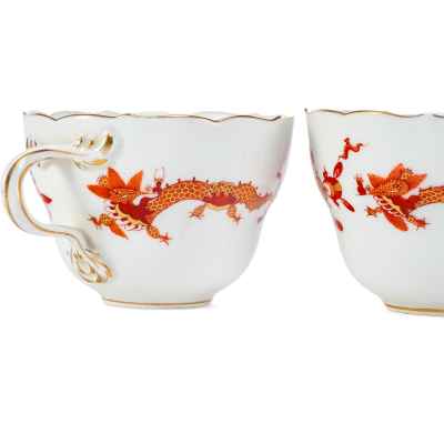 Чайный сервиз шинуазри Китайский дракон фарфор, Мейссен (Meissen) Германия 1930 гг. Германия Исполнитель: фабрика «Meissen» 1930 гг