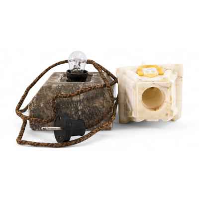 Настольная лампа мраморная. СССР 1940-1950 гг