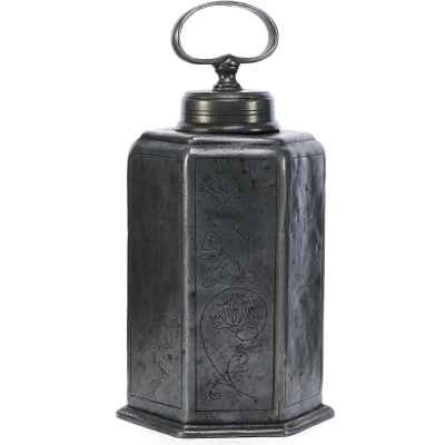 Шестигранная четвертина с навинчивающейся крышкой Германия 1773