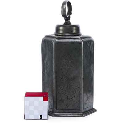 Шестигранная четвертина с навинчивающейся крышкой Германия 1773