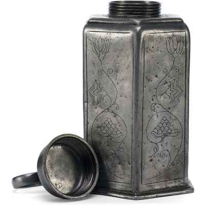 Шестигранная четвертина с навинчивающейся крышкой Германия 1773