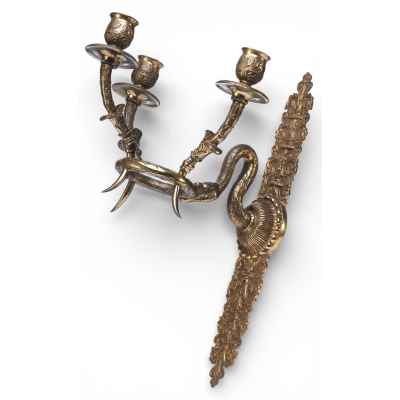 Парные бра в стиле эклектики Европа Третья четверть XIX века