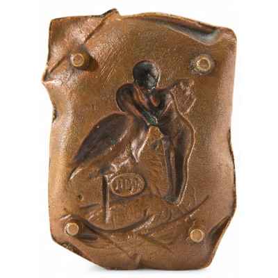 Лоток «Амур и цапля» Австро-Венгрия Конец XIX- началоXX вв