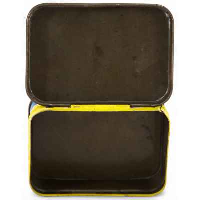 Жестяная коробочка для зубного порошка «С добрым утром» ф-ка х Свобода, г. Москва, СССР 1960-е гг