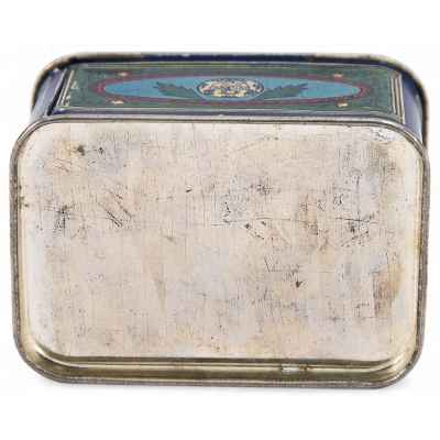 Жестяная коробочка для грузинского чая Главчай, СССР 1946