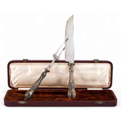 Набор для разделки мяса в стиле нео-рококо Европа конец XIX— начало XX вв