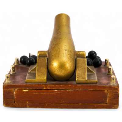 Сувенирный настольный письменный прибор «Мортира» СССР 1981