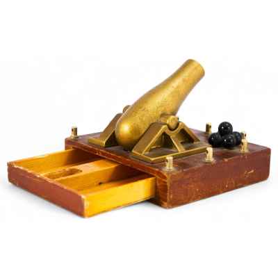 Сувенирный настольный письменный прибор «Мортира» СССР 1981
