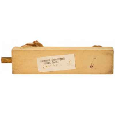 Деревянная подвижная игрушка Хитрый фотограф Богородское 1970-80 гг. 10,8x19,8 см. Село Богородское 1978