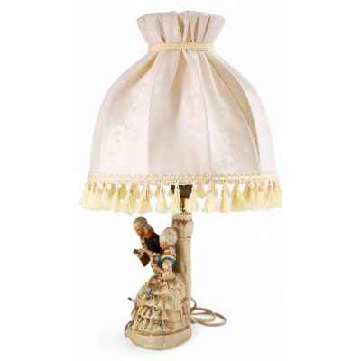 Настольная лампа «Галантная пара» Тюрингия (?) первая половина XX века