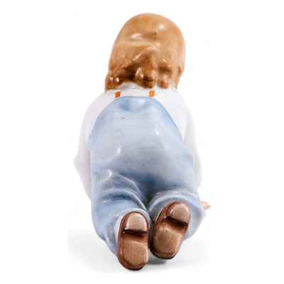 Скульптура Ползущий ребенок фарфор, Акуинкум (Aquincum) Венгрия сер. ХХ в. Н-9,8 см. Акуинкум, Венгрия последняя четверть ХХ века