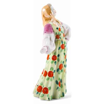 Скульптура Плясунья Даша фарфор, Дулевский ДФЗ Дулево СССР 1964г. Н-19,5 см. Дулево, Россия Исполнитель:Дулевский фарфоровый завод 1964