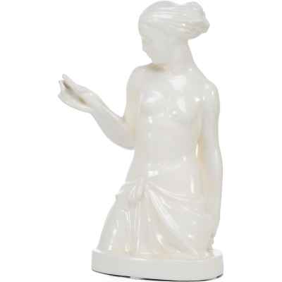 Скульптура Диана с луком фаянс Rako Раковник, Чехословакия 1930-е г. Н-38 см. Раковник, Чехословакия 1930 гг