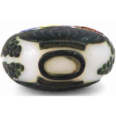 Табакерка многослойное стекло Китай нач. XX в. Н-5,5 см. Китай Начало XX века