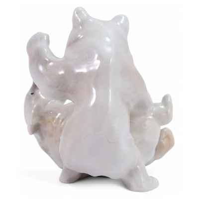 Скульптурная композиция Два медведя фарфор, Royal Copenhagen Factory Дания 1923-35 гг. Н-13,5 см. Royal Copenhagen Factory,  Копенгаген, Дания 1923-1935 гг