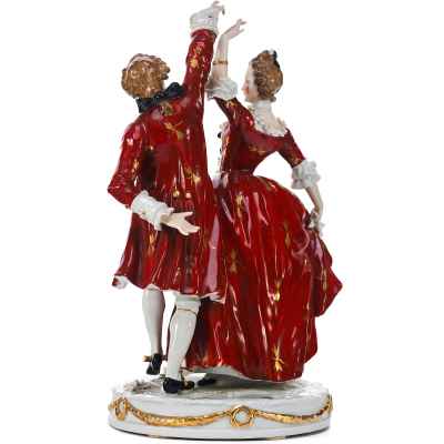 Скульптура Танец фарфор Аккерман и Фритц (Ackerman & Fritze) Германия 1908-38 гг. Н-29,5 см. Фолькштедт. Германия 1908-1938 гг