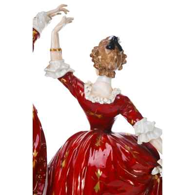Скульптура Танец фарфор Аккерман и Фритц (Ackerman & Fritze) Германия 1908-38 гг. Н-29,5 см. Фолькштедт. Германия 1908-1938 гг