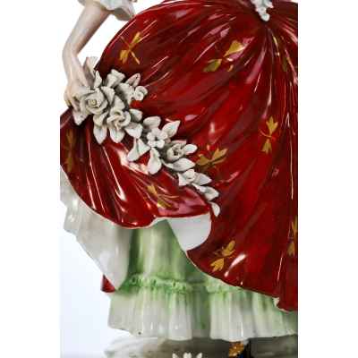 Скульптура Танец фарфор Аккерман и Фритц (Ackerman & Fritze) Германия 1908-38 гг. Н-29,5 см. Фолькштедт. Германия 1908-1938 гг