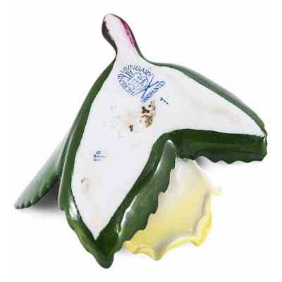 Скульптура Бутон чайной розы фарфор, Херенд (Herend) Венгрия 1980-е гг. Н-4,5 см. Херенд, Венгрия 1960-1986 гг