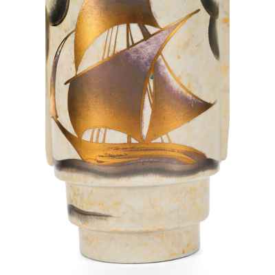 Ваза «Парусник» Бельгия. 1920-1930 гг