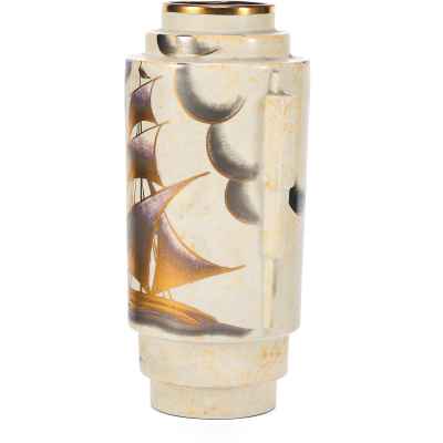 Ваза «Парусник» Бельгия. 1920-1930 гг