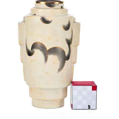 Ваза «Парусник» Бельгия. 1920-1930 гг